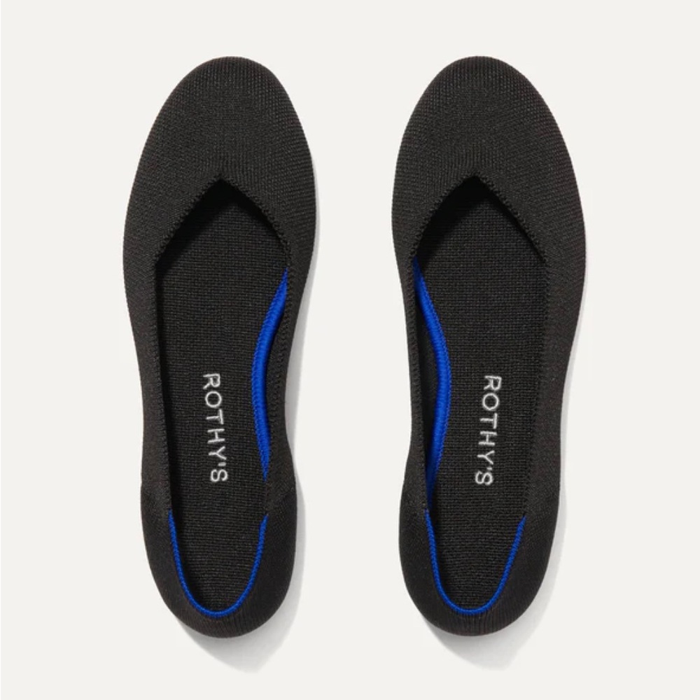 Rothy’s flats Black size 8